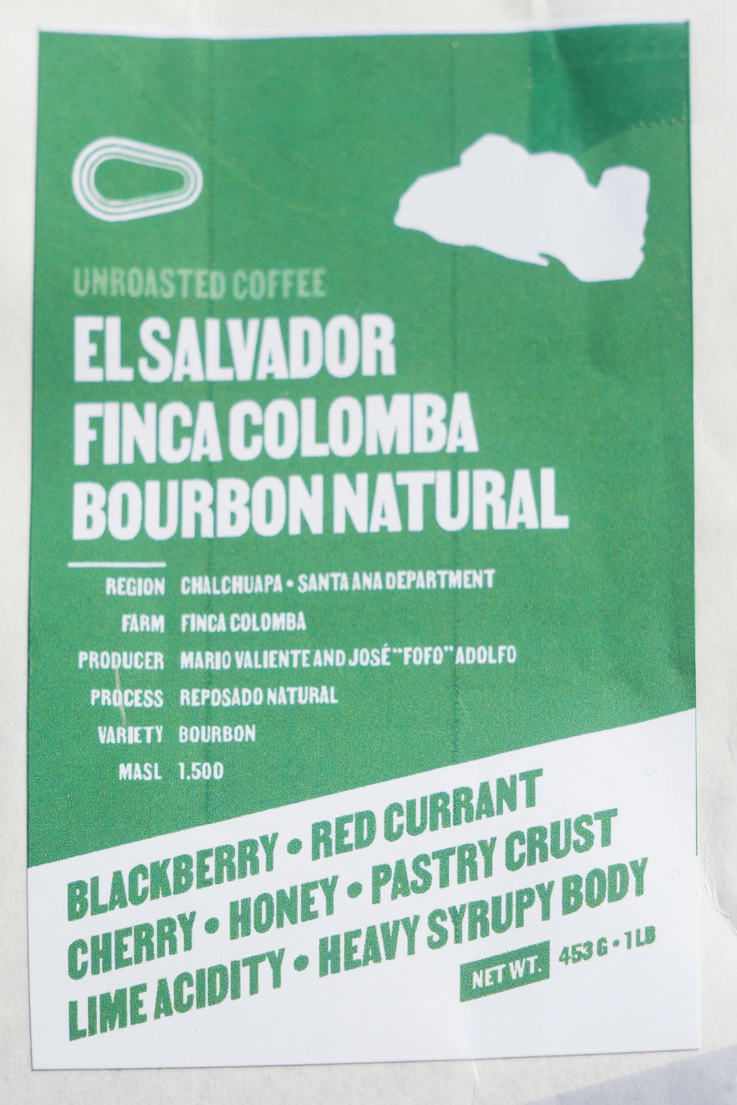 FP 082-005 - El Salvador - Finca Colomba Nazareno #2 Bourbon Reposado Natural