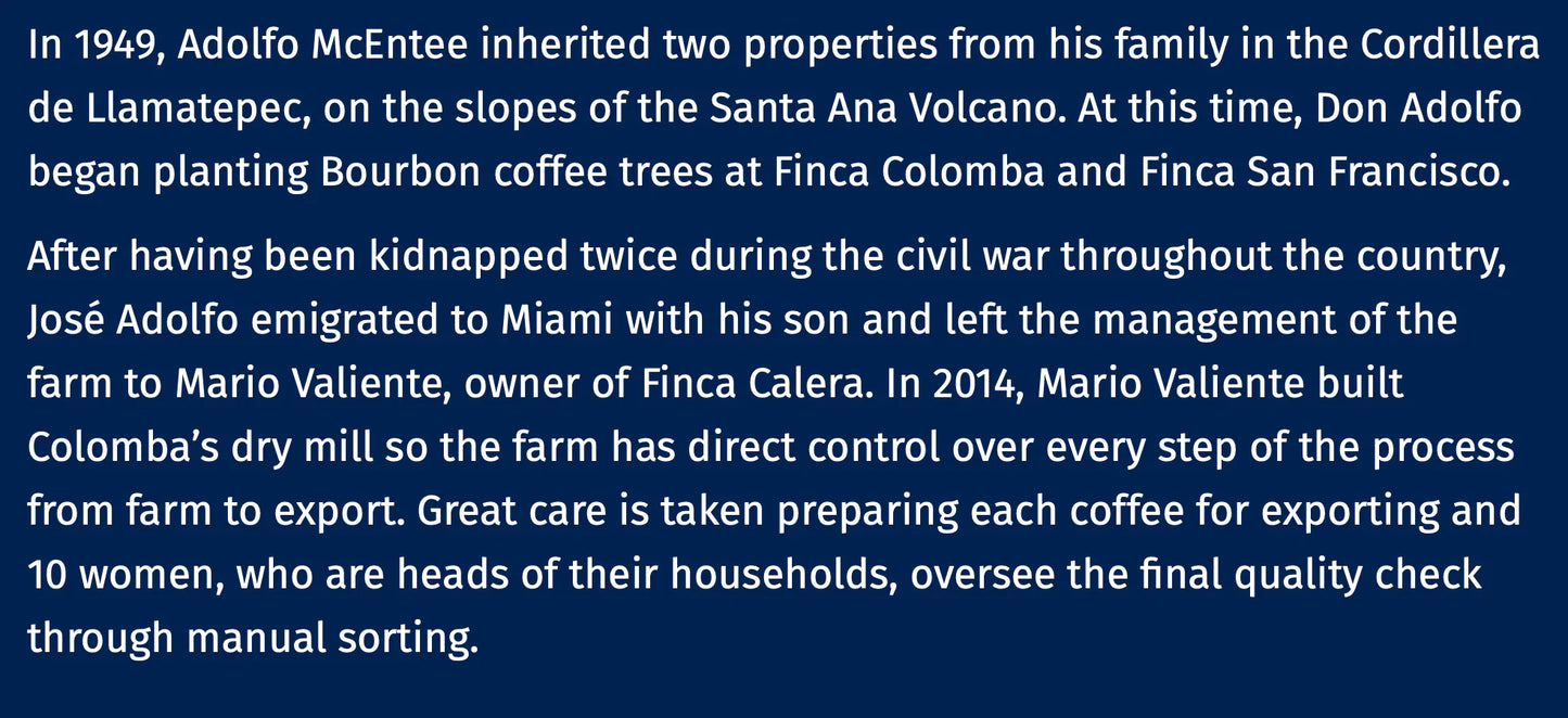 FP 082-005 - El Salvador - Finca Colomba Nazareno #2 Bourbon Reposado Natural